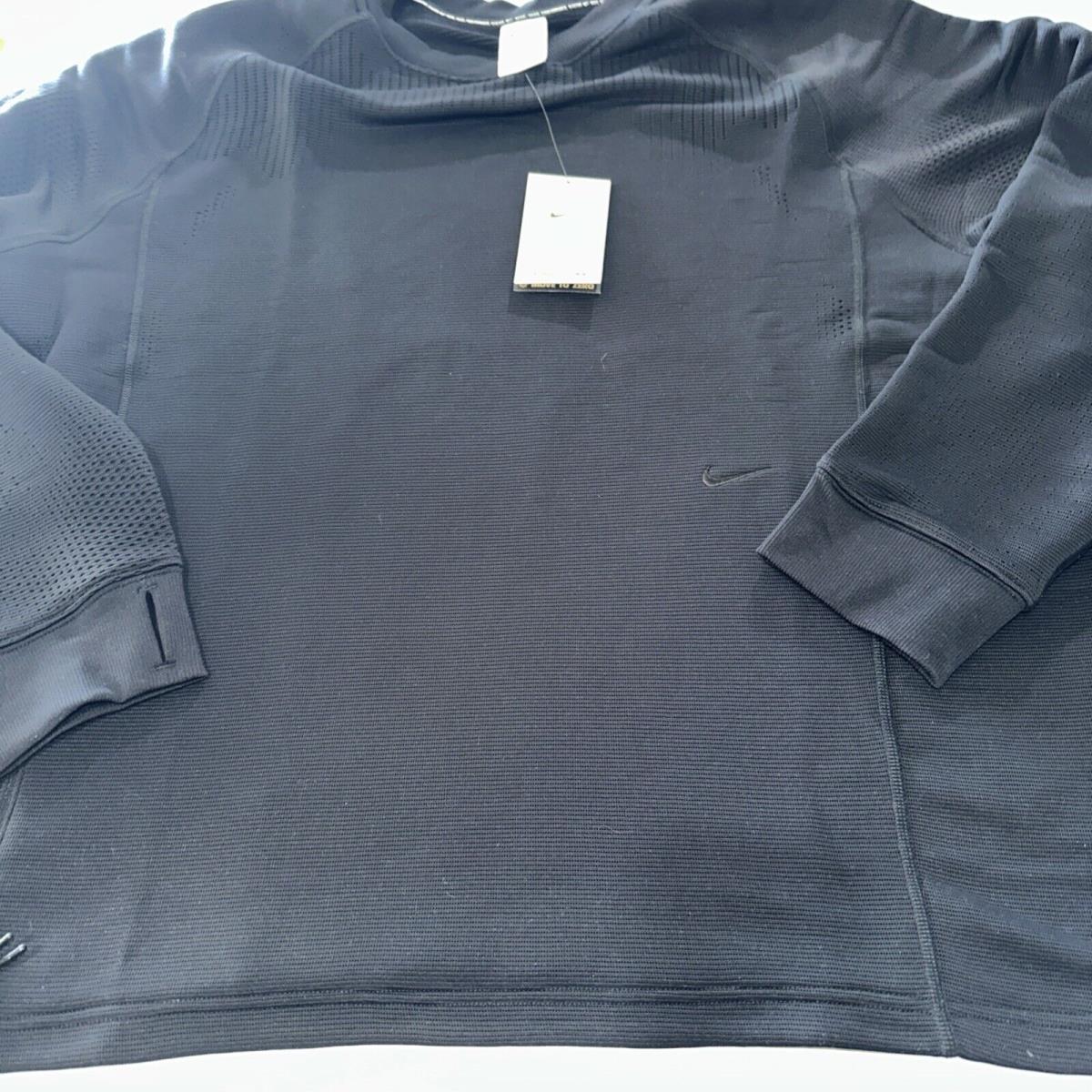 Nike A.p.s. Men`s Therma-fit Adv Versatile Crew FN2973-010 Size Xxl