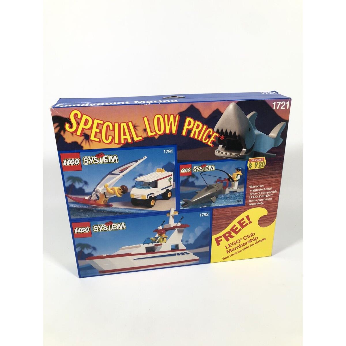 Lego System 1721 Sandypoint Marina Rare 3 Pack City Vintage