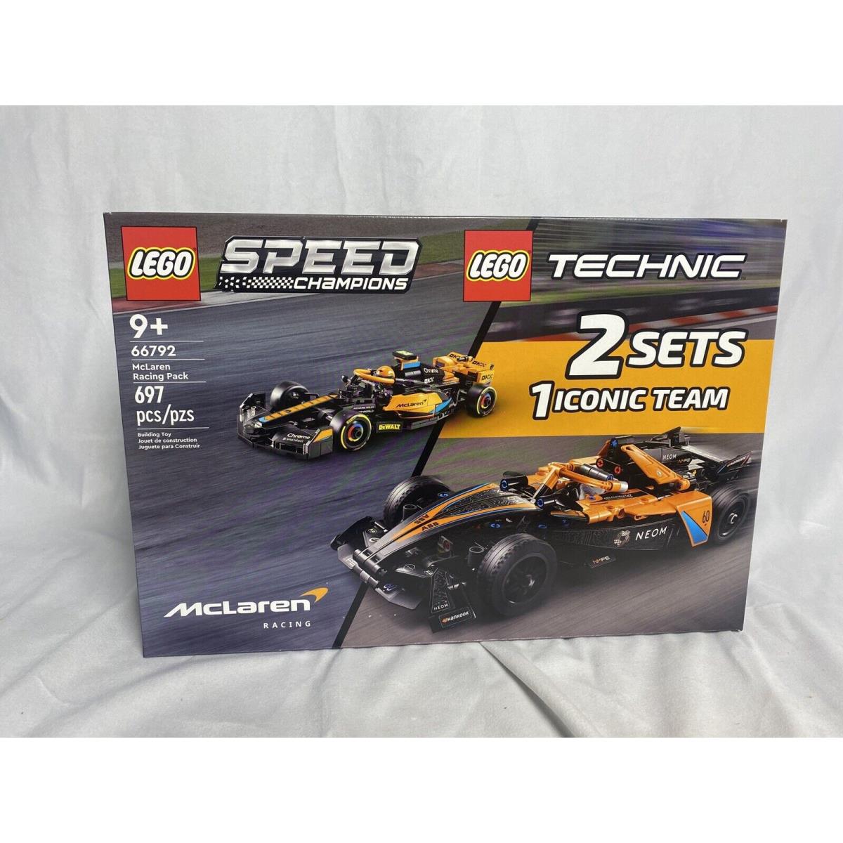 Lego Technic Speed Champions Mclaren Racing Pack 66792 Building Toy Set