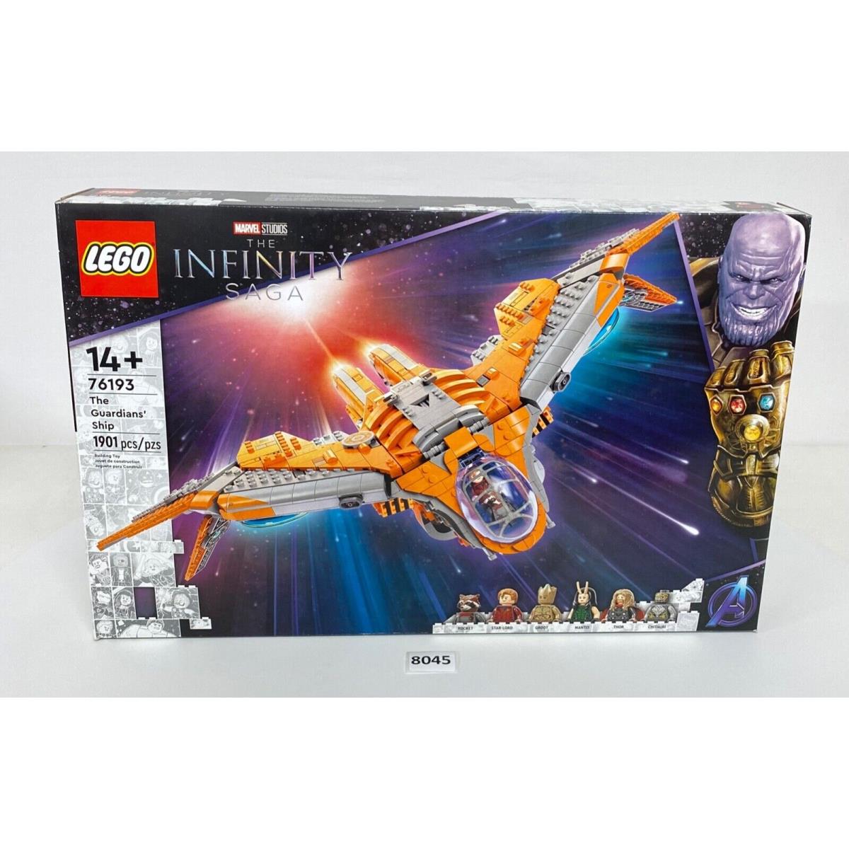Lego 76193 Marvel Infinity Saga The Guardians` Ship 1901 Pcs