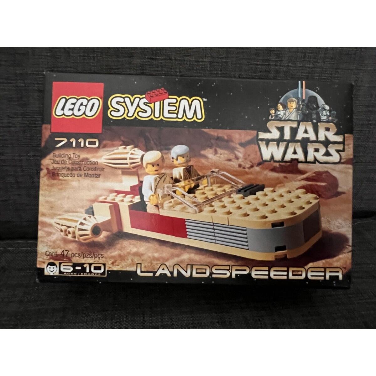 Lego System 7110 Star Wars Landspeeder Retired Box Set From 1999Opens