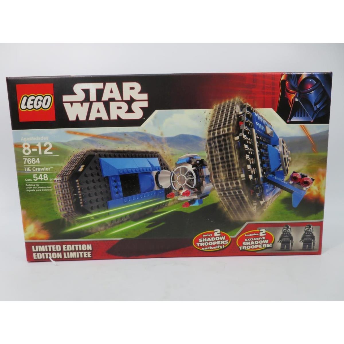 2007 Lego Star Wars Tie Crawler 7664 548 Pcs Limited Edition