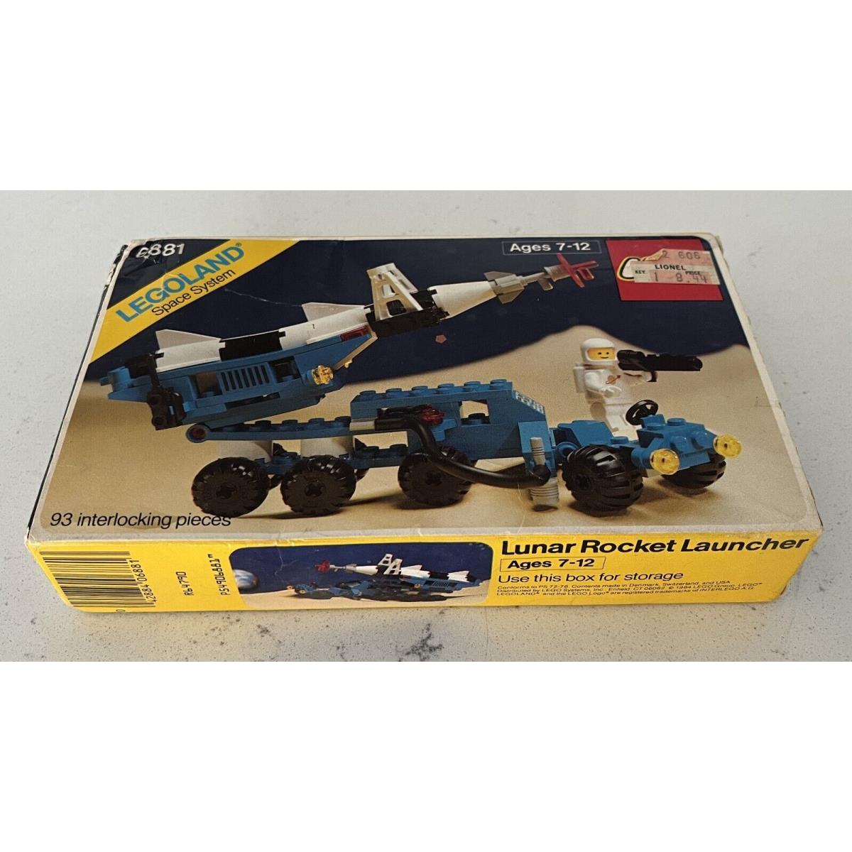 Lego - 6881 Legoland Space System Lunar Rocket Launcher 1984