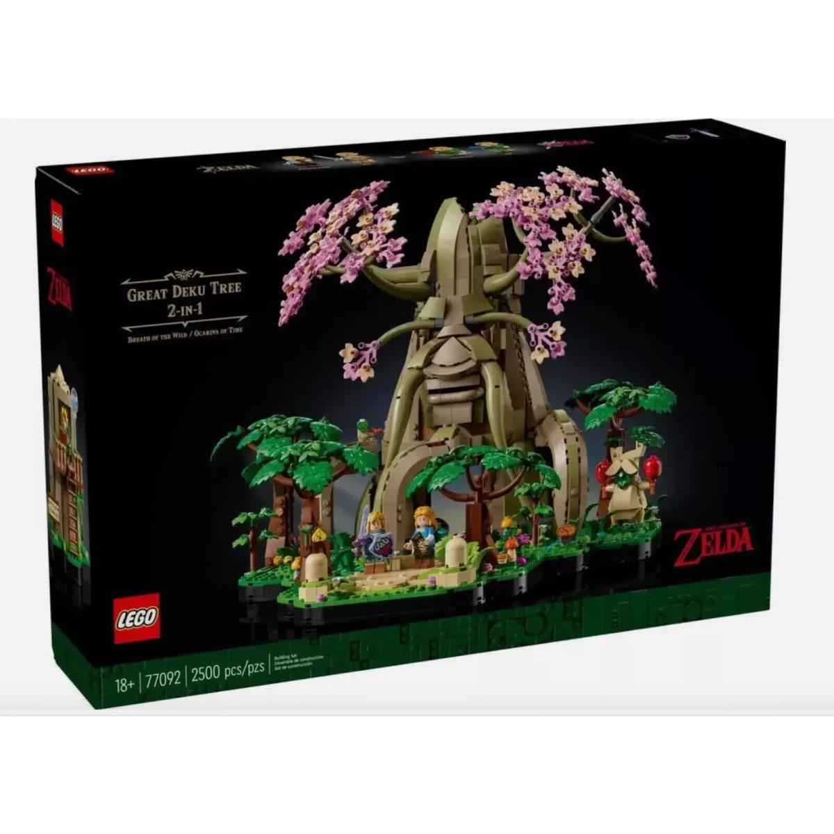 Lego 77092 Legend Of Zelda Great Deku Tree 2-in-1 Nintendo Set