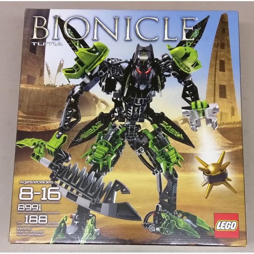 Lego Bionicle 8991 Tuma Rare Skrall Warrior Blades Thornax Launcher