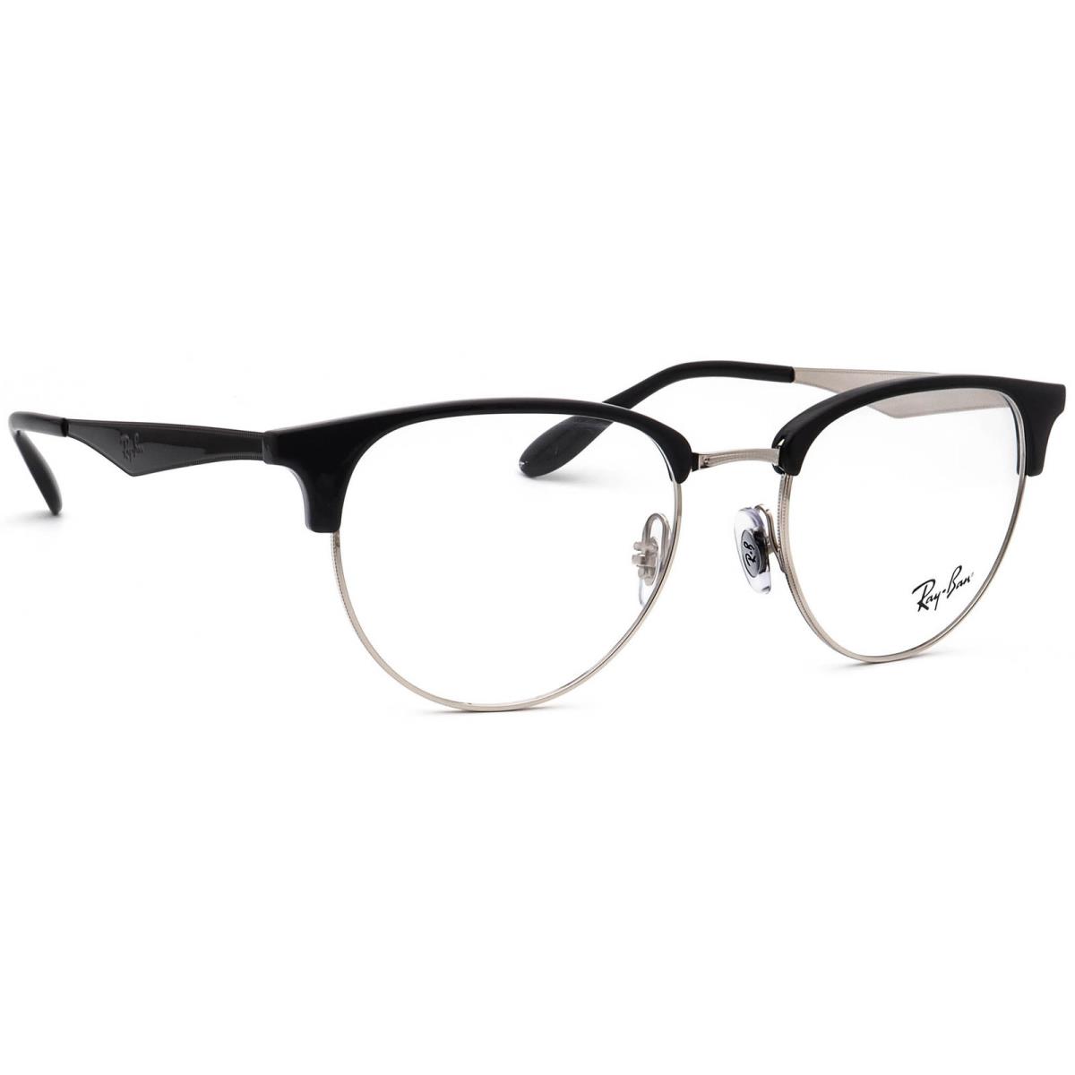 Ray-ban Eyeglasses RB 6396 2932 Black/silver Phantos Frame 53 19 145