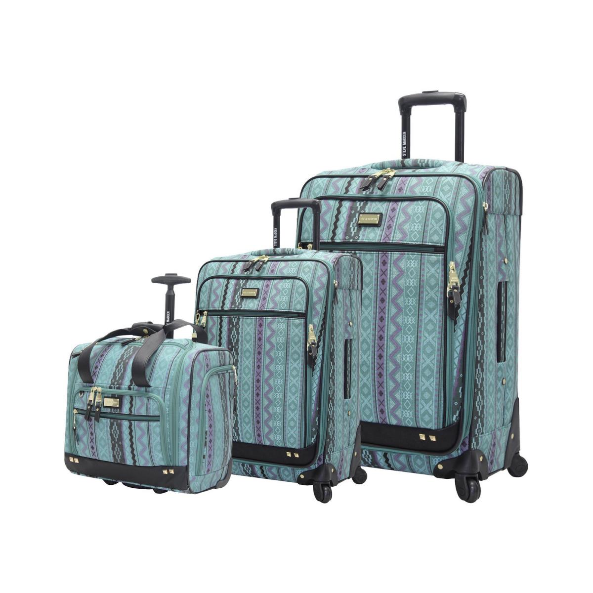 Steve Madden Unisex-adult Luggage Only Spinner Legends Turquoise One Size