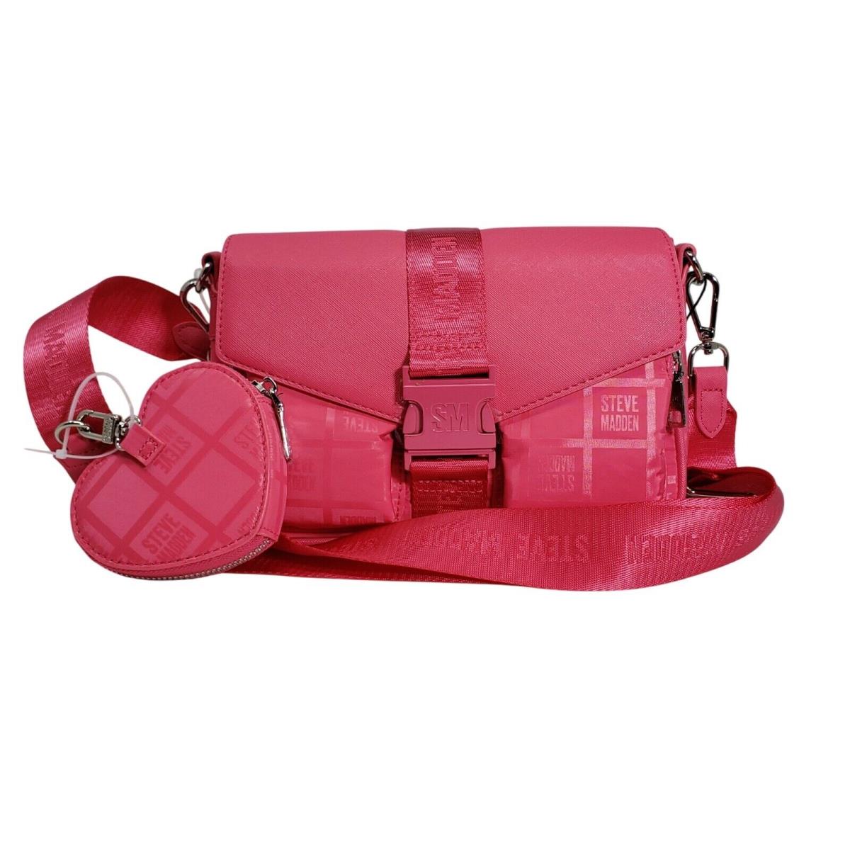 Steve Madden Crossbody Bag Pink BMotion3 Heart