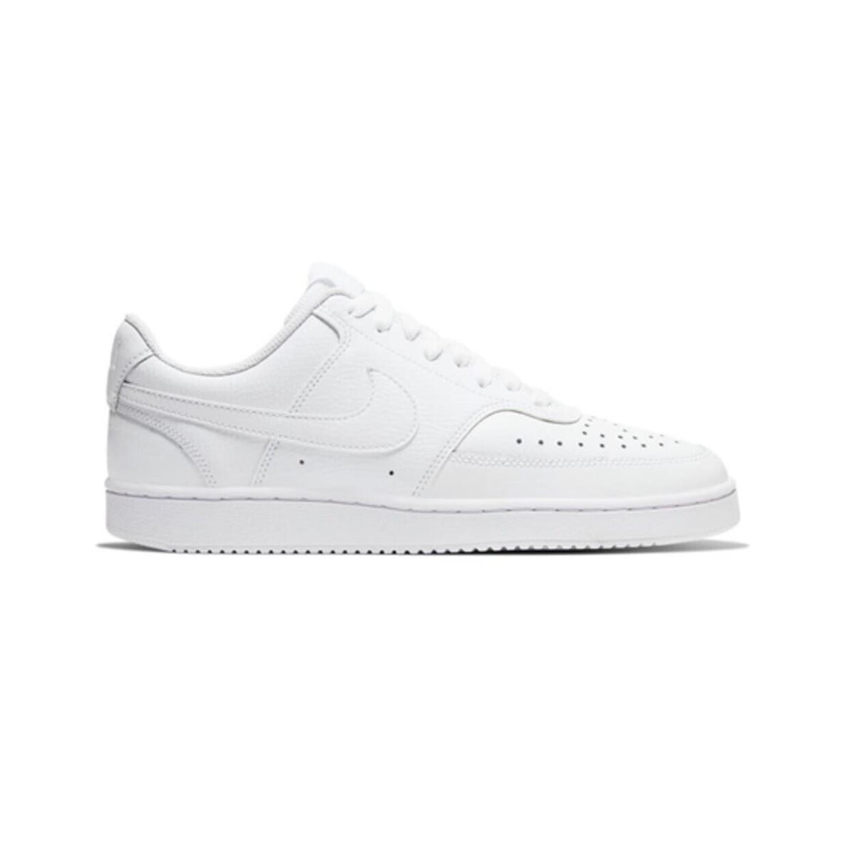 Nike Court Vision Low Triple White/white/white Casual Trainer US Women Sizes - White, Full way: White/White-White