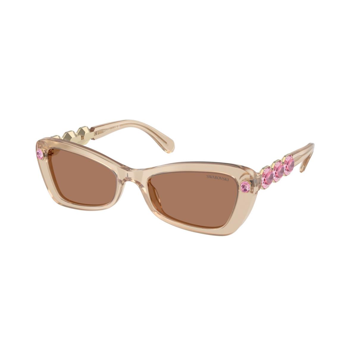 Swarovski SK6033 106673 Milky Beige Brown 54 mm Women`s Sunglasses