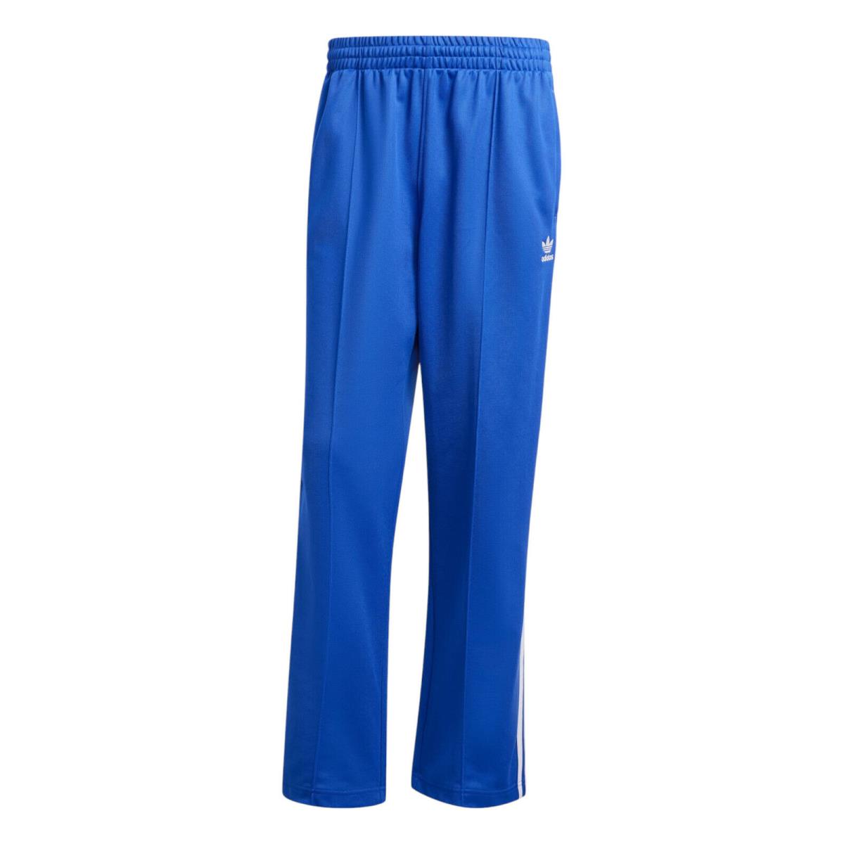 Men`s Adidas Originals Lucid Blue Adicolor Baggy Fit Firebird Track Pants