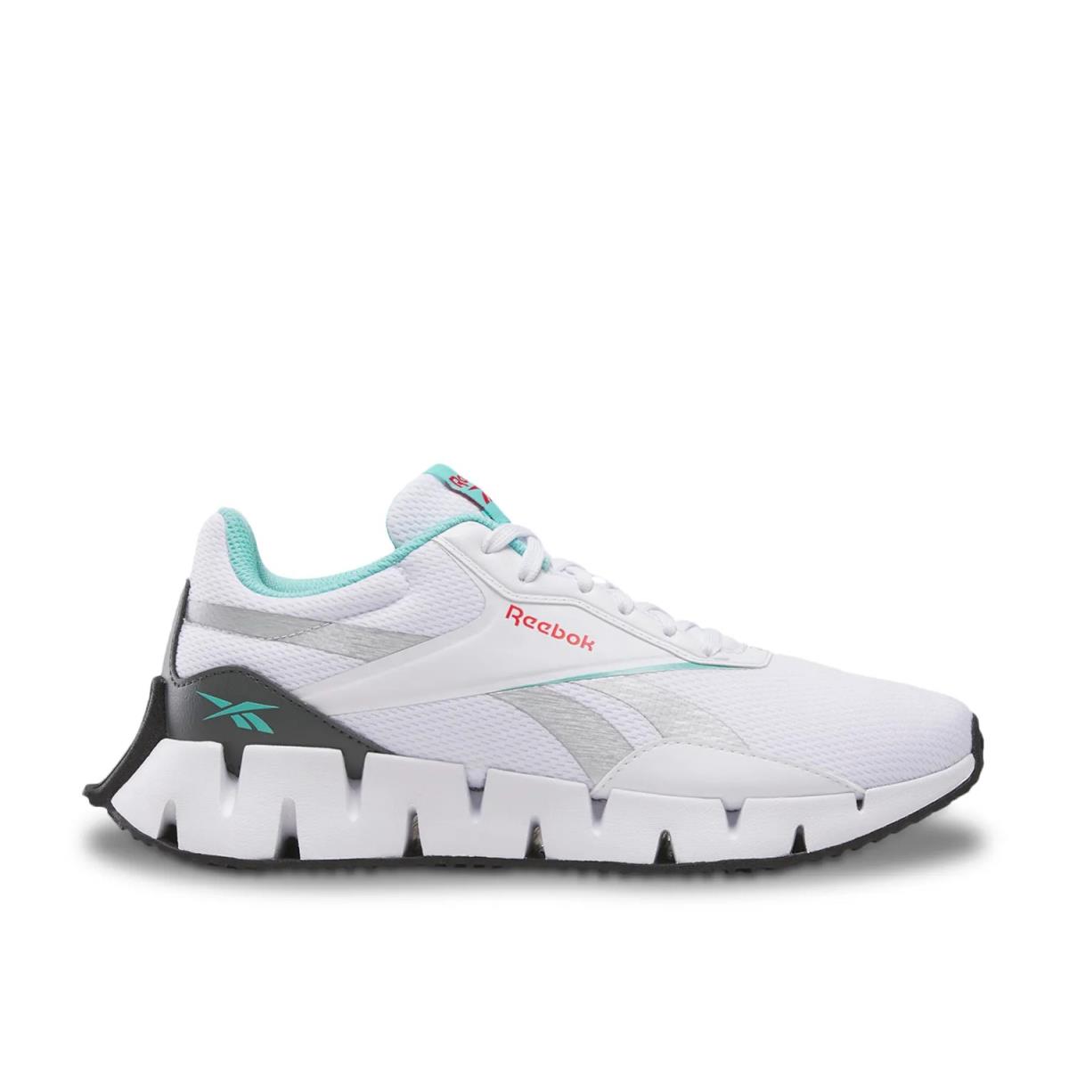 Woman`s Athleisure Reebok Zig Dynamica Str Running Shoe White/Blue