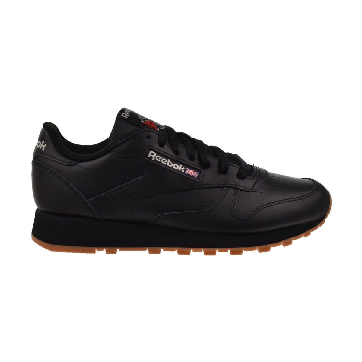 Reebok Classic Leather Men`s Shoes Black 100008493 - Black/Pugry/Rbkg
