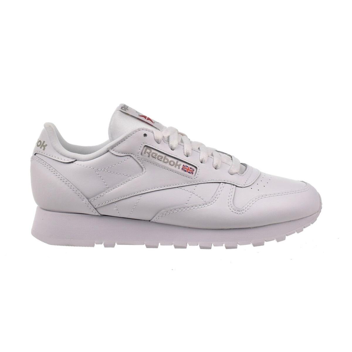 Reebok Classic Leather Men`s Shoes White-pure Grey 100008492