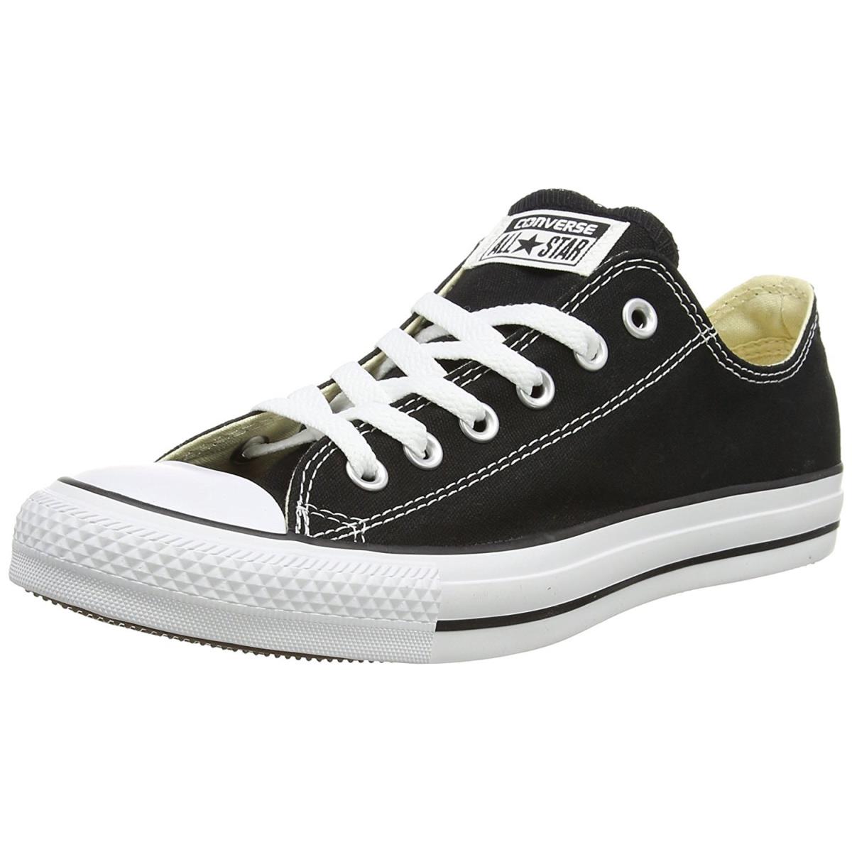 Converse Unisex Chuck Taylor All Star Low Top Sneaker - Black - Black/White