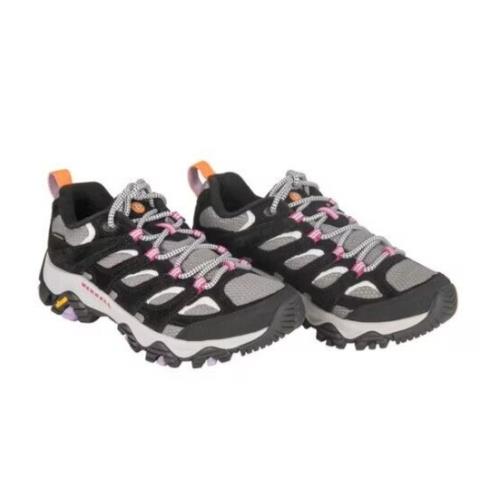 Merrell Moab 3 WP Women`s Waterproof Hiking Shoes Black/orchid Sz. 6.5