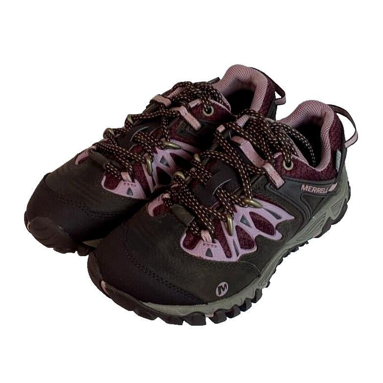 Merrell Womens All Out Blaze Waterproof Black/blush US 5