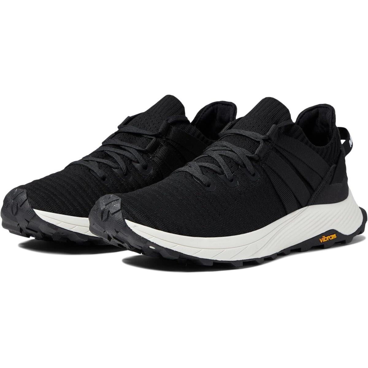 Merrell Z2438 Mens Black/white Embark Lace-up Running Shoes Size 9 M