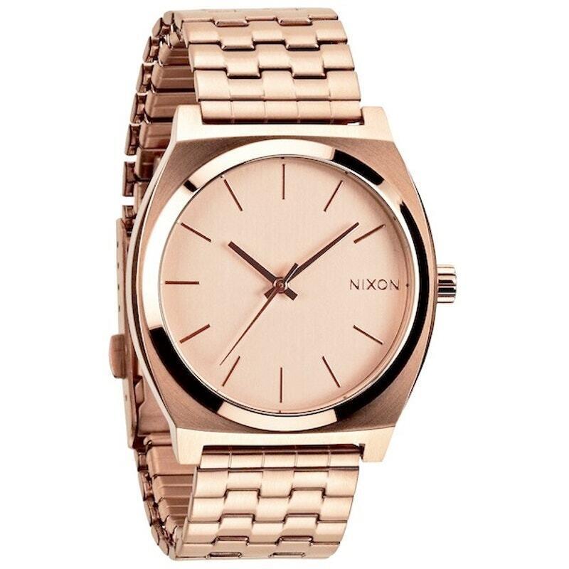 Nixon Unisex Time Teller Classic Watch - All Rose Gold