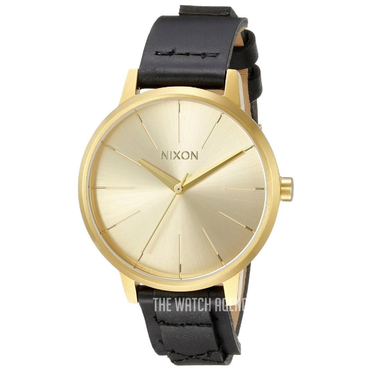 Nixon Kensington Women`s Wristwatch Gold / Bridle Leather A108 2143