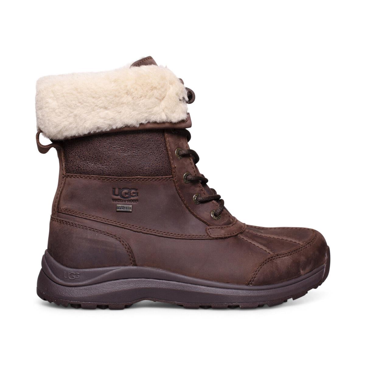 Ugg Adirondack Boot Iii Distressed Burnt Cedar Leather Women`s Boots Size US 6 - Burnt Cedar