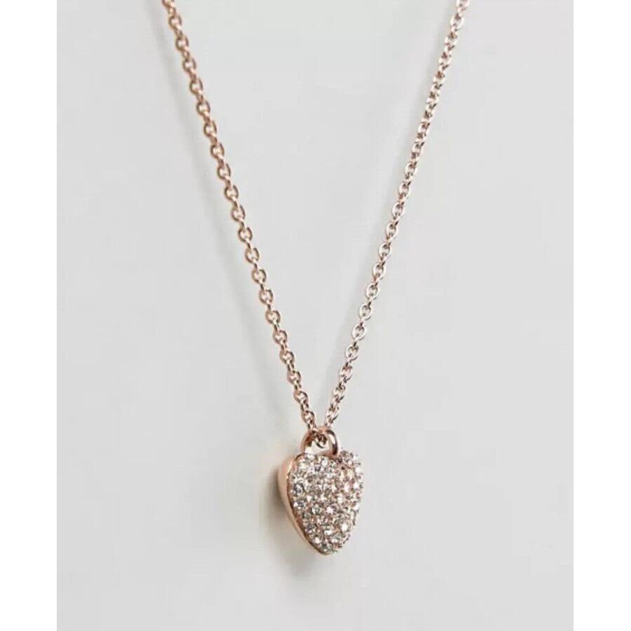 Michael Kors W1101 Women`s Gold Heart Necklace