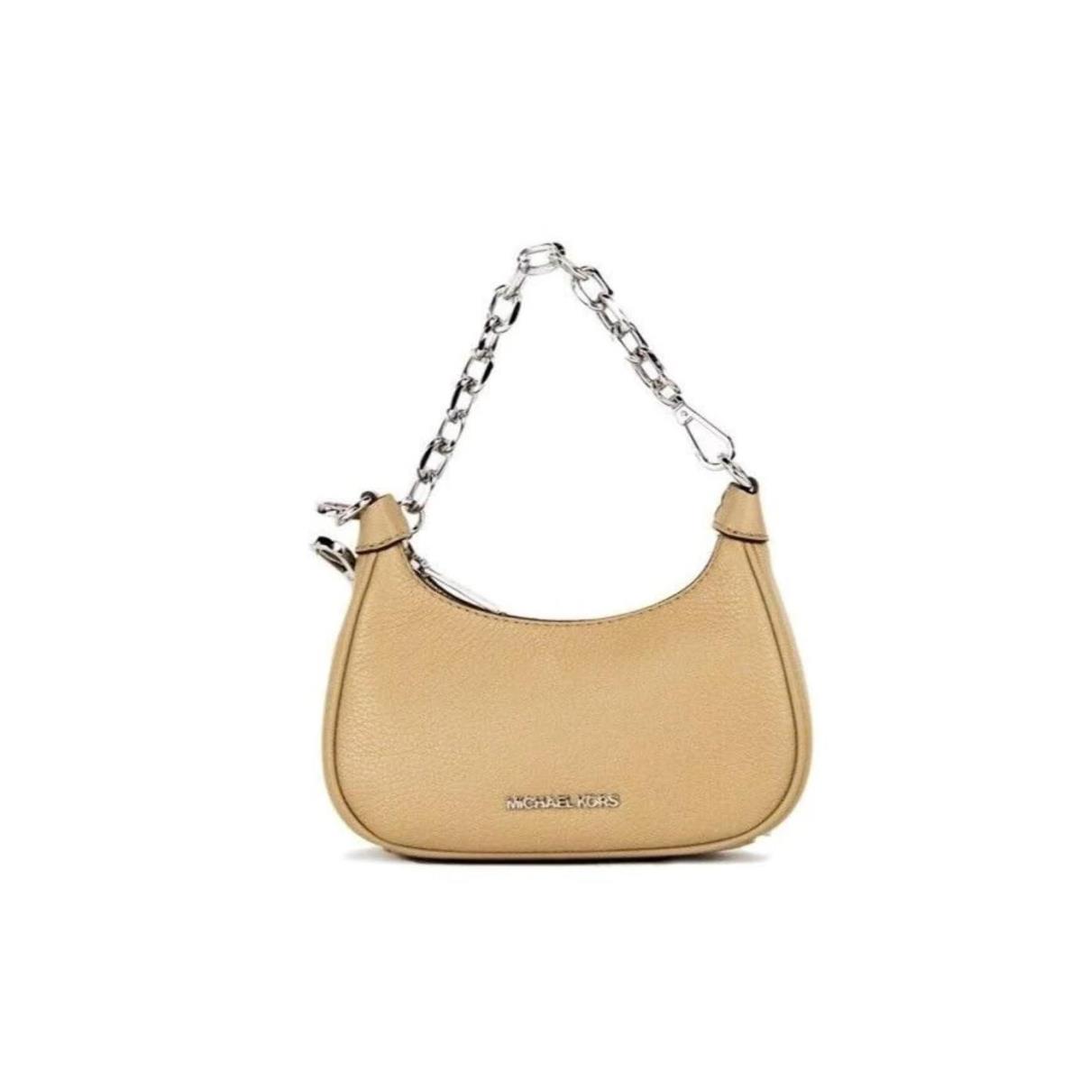 Michael Kors Cora Mini Zip Pouchette - Exterior: Camel