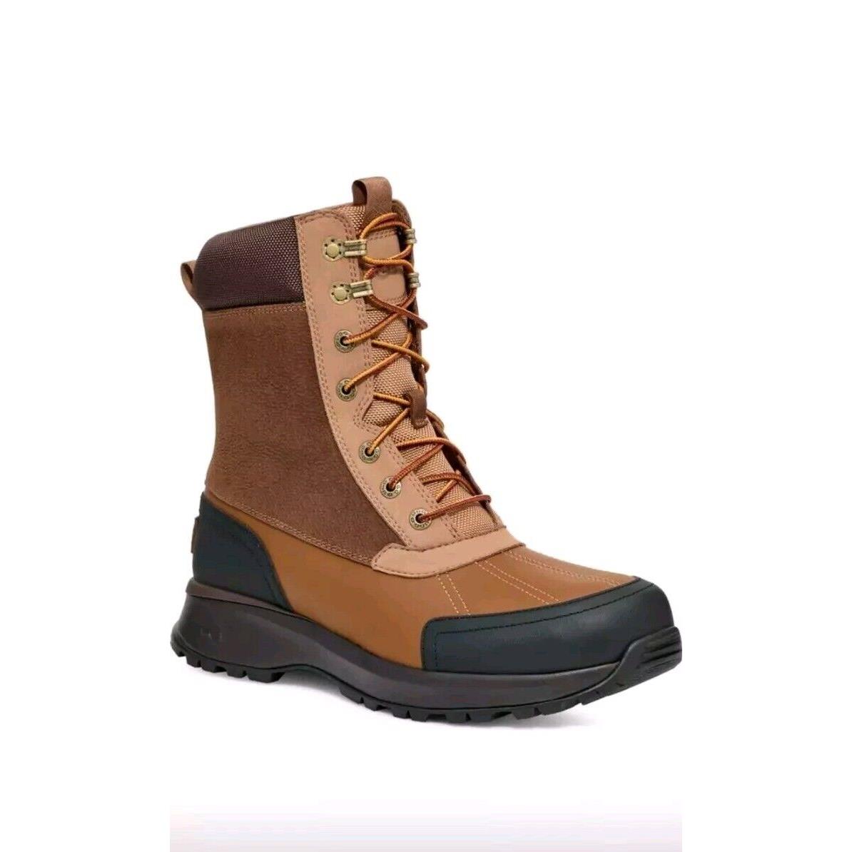 Ugg Men`s Emmett Duck Boot HI Chestnut Brown Waterproof Winter 1130766 Size 10