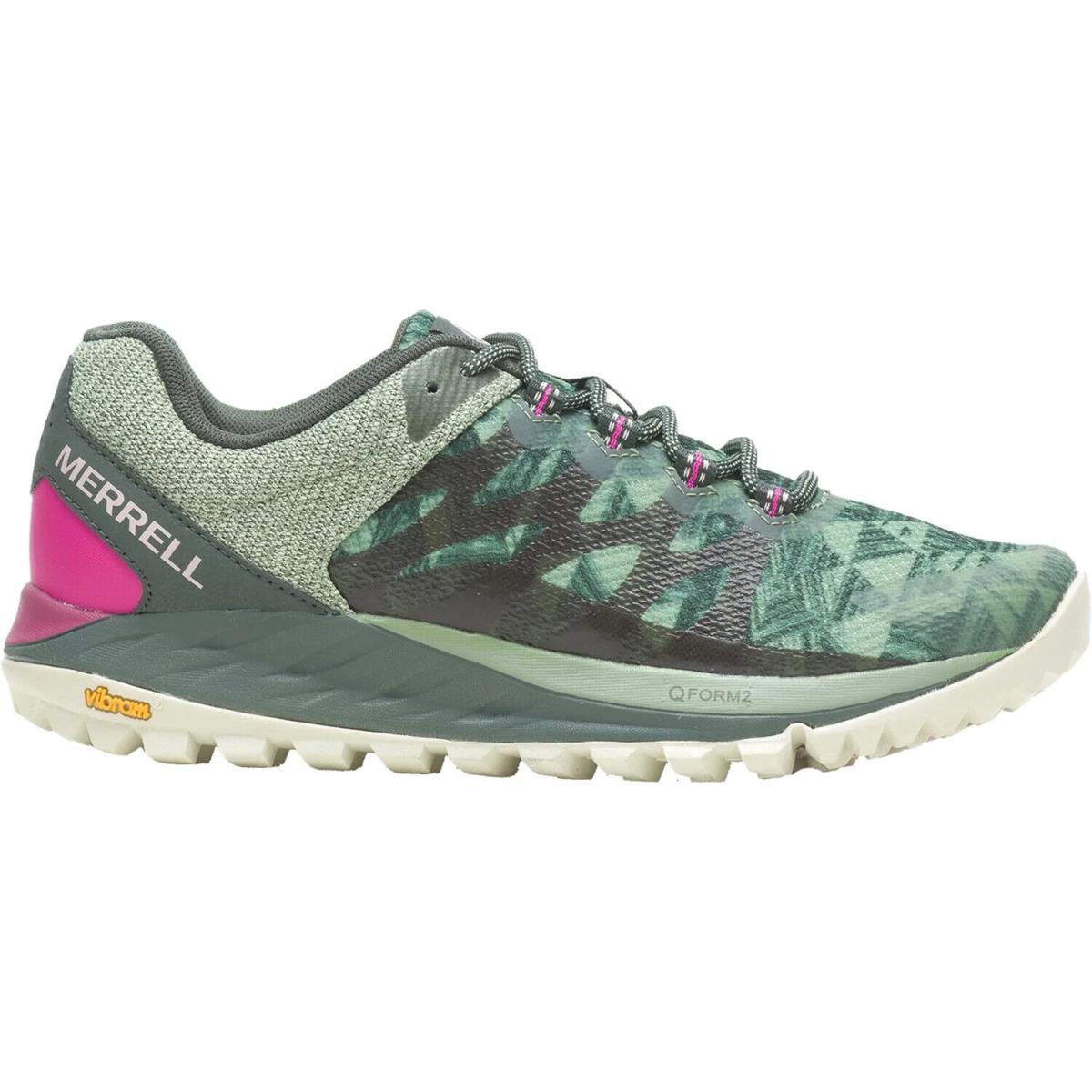 Merrell Antora 2 J067262 Sneakers Women`s 8.5 Green Trail Running Shoes EEE3781