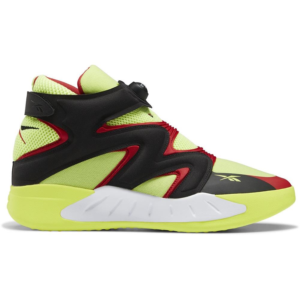 Reebok Men`s Instapump Fury Zone Yellow Basketball Shoes - G55142 - Yellow