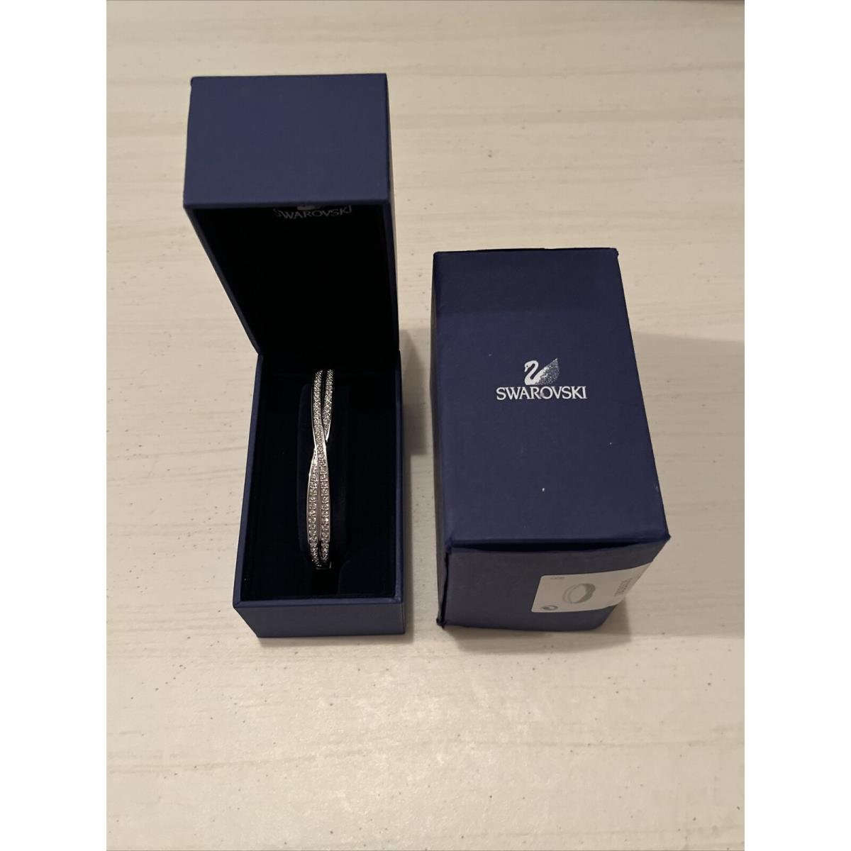 Women`s Swarovski Edith Clear Crystal Bangle Style 1808935