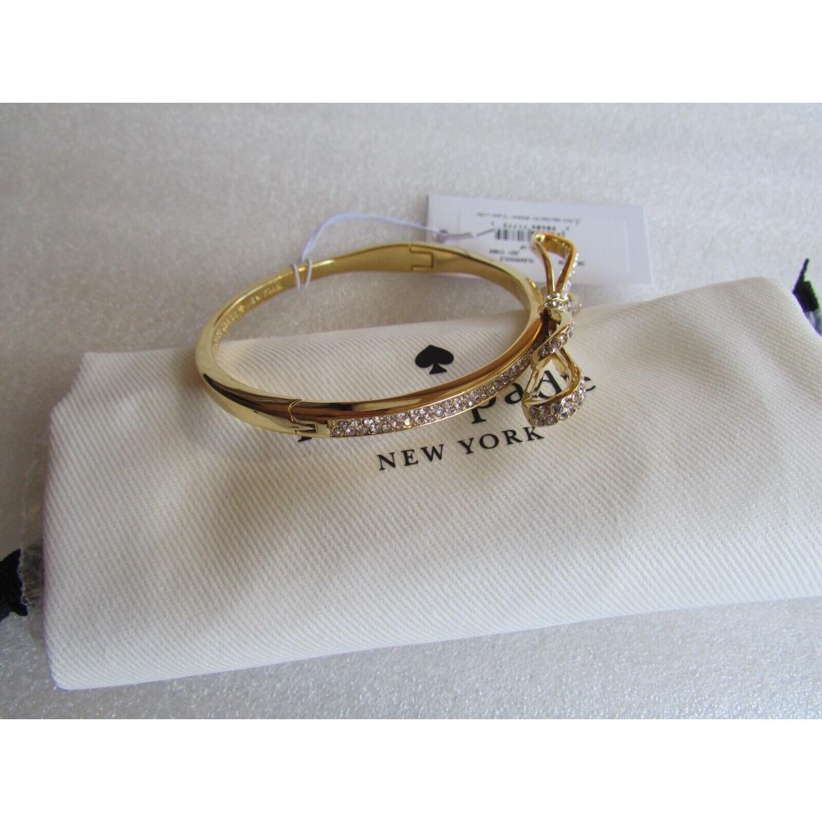 Kate Spade New York Bracelet Tied Up Pave Bow Bangle New - Kate Spade  jewelry - 098686717725 | Fash Brands