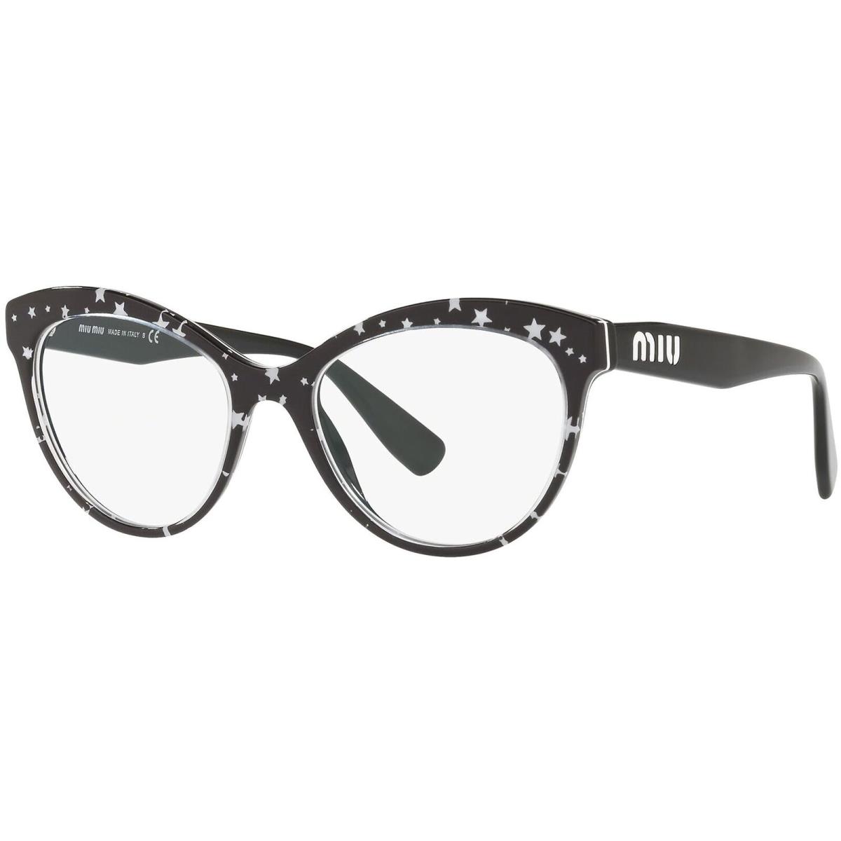 MU04RV 1381O1 Black/white Stars 51/17/140mm Eyeglasses by Miu Miu