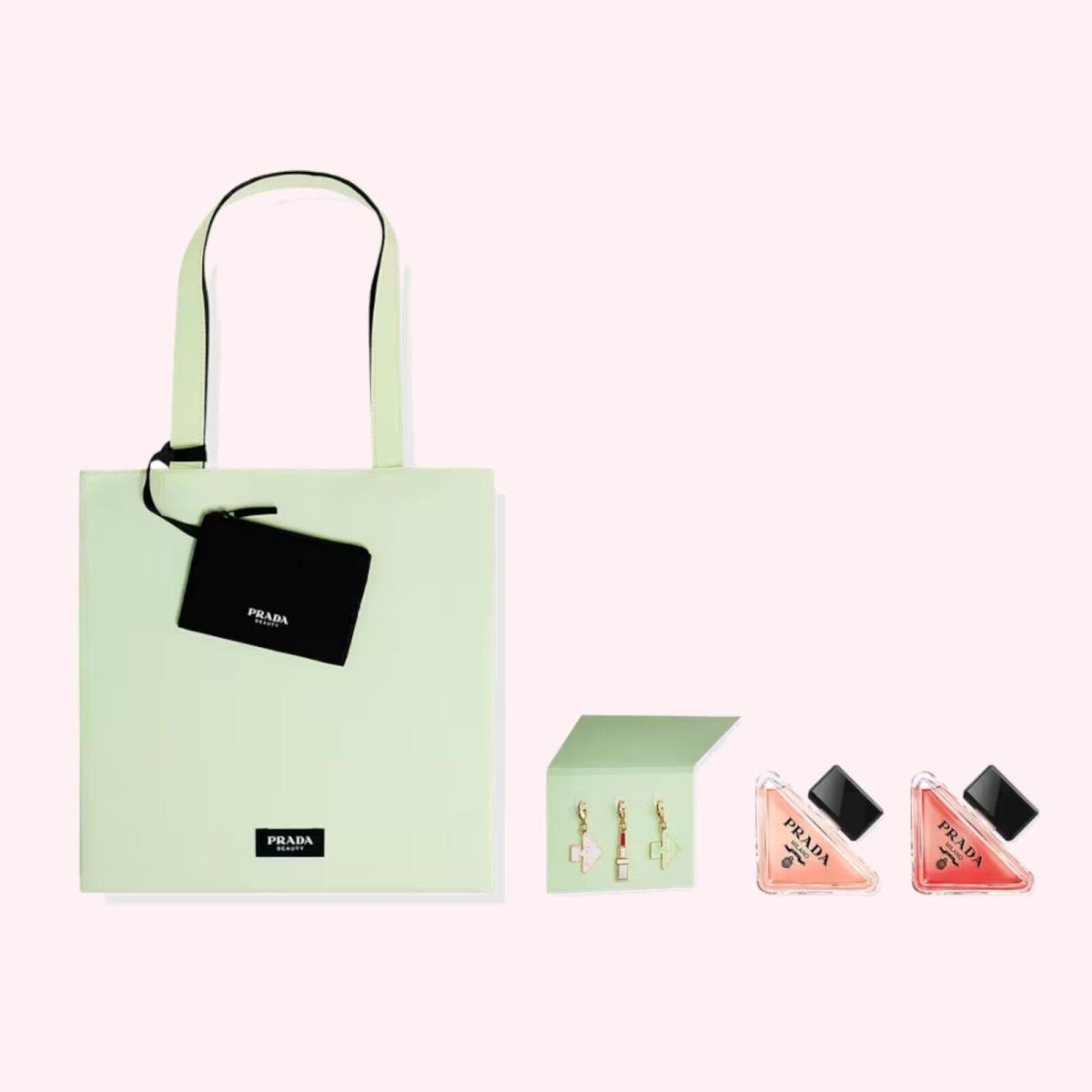 Prada Beauty 5 PC Set Paradoxe Perfume Charms Luxury Shoulder Bag 15x14.5 Ulta