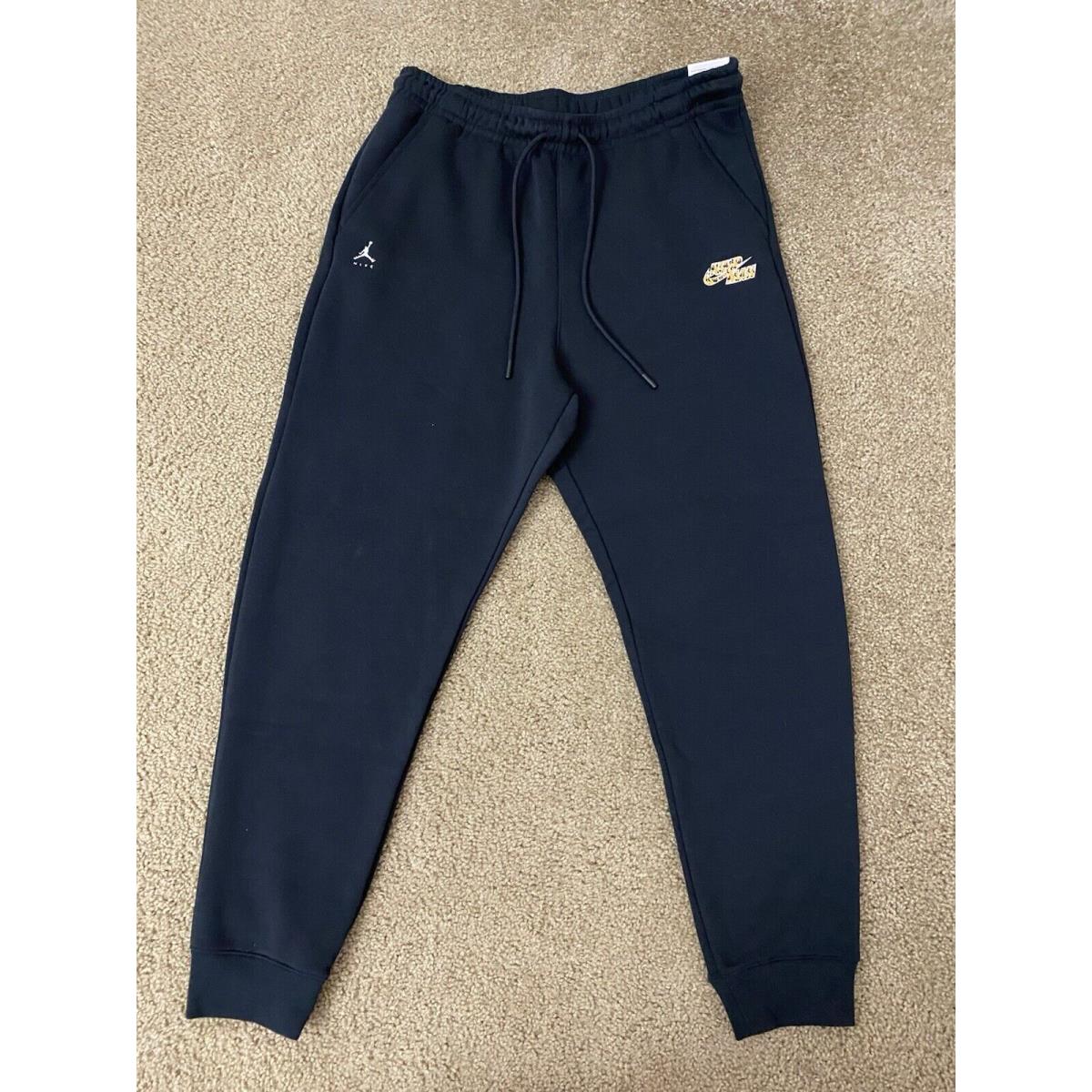 Jordan Jumpman Cheetah Print Logo Joggers Black Men s Size L DQ8100-010