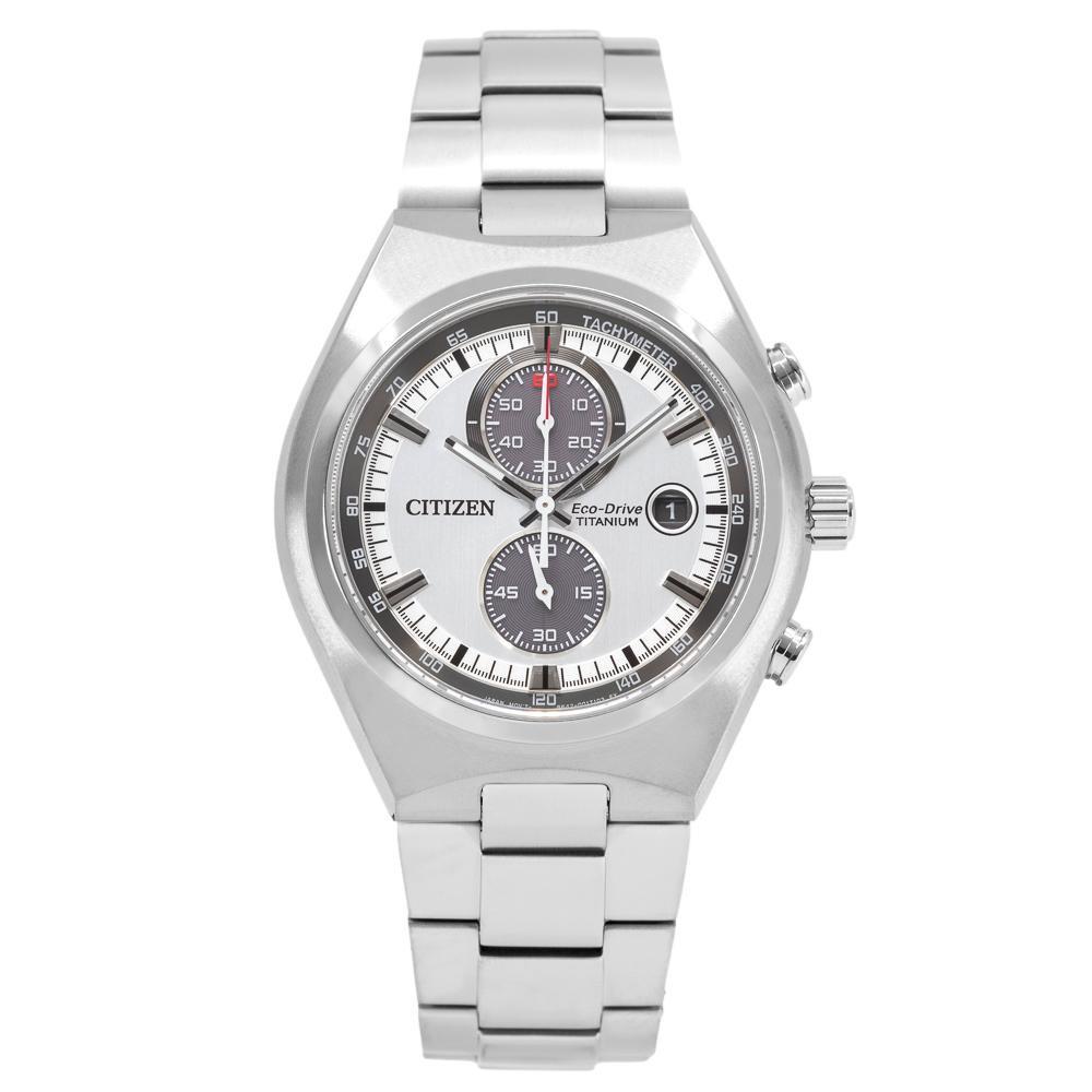 Citizen Brycen Super Titanium Men`s Watch Sapphire Chronograph CA7090-52A