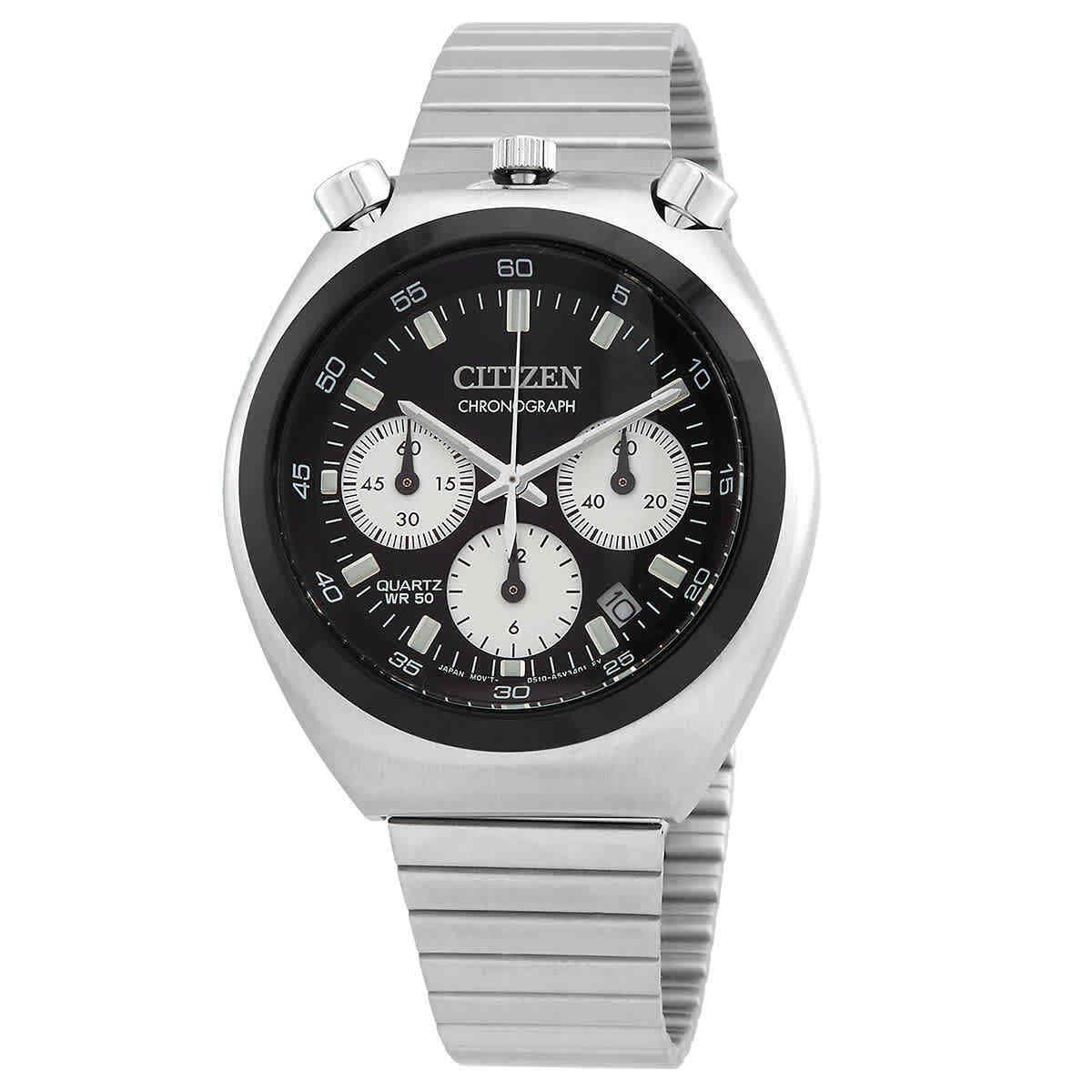 Citizen Chronograph Quartz Black Dial Men`s Watch AN3660-81E