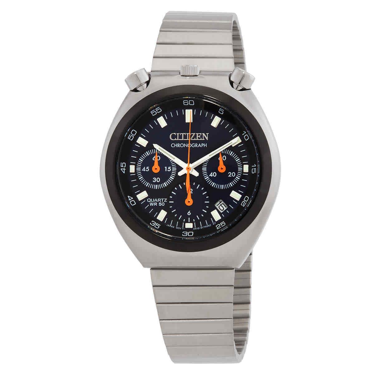 Citizen Chronograph Quartz Blue Dial Men`s Watch AN3660-81L