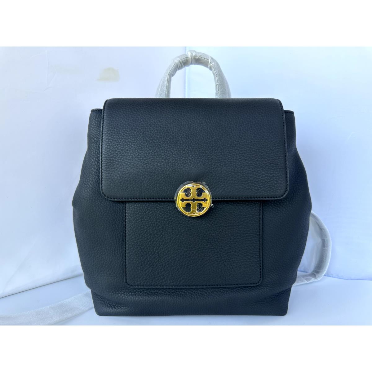 Tory Burch Bag Chelsea Backpack Black Handbag Leather