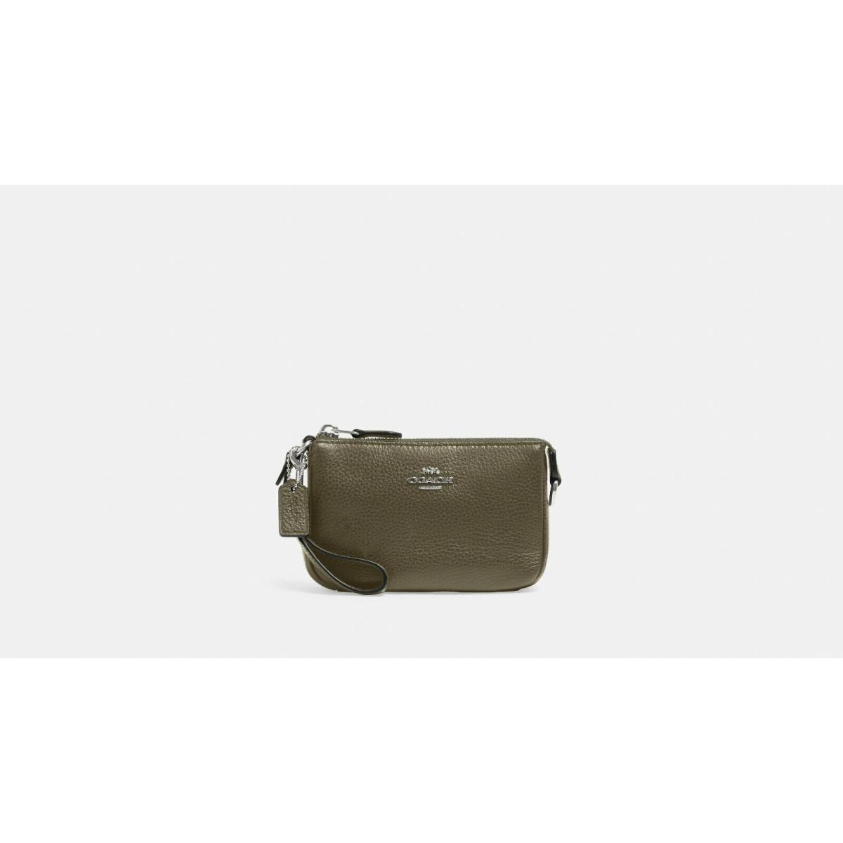 Coach 6386 Nolita 15 Leather Clutch/wristlet in Silver/surplus