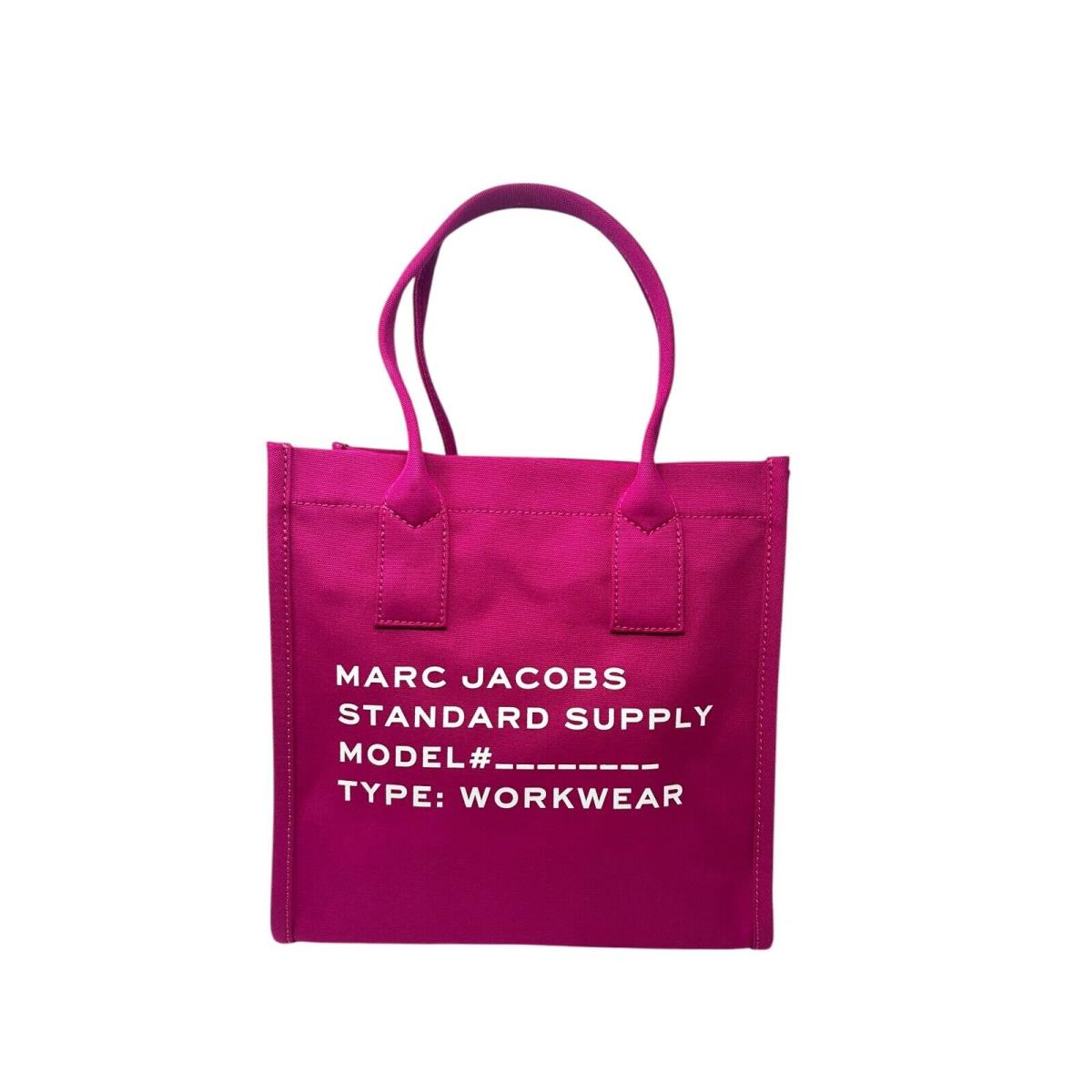 Marc Jacobs Canvas Standard Supply Large Tote Bag Lipstick Pink 4S4HTT001H02