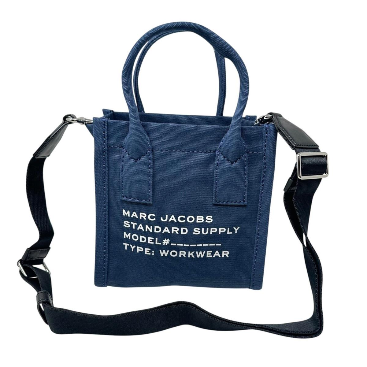 Marc Jacobs Standard Supply Canvas Small Tote Azure Blue 4S4HCR003H02