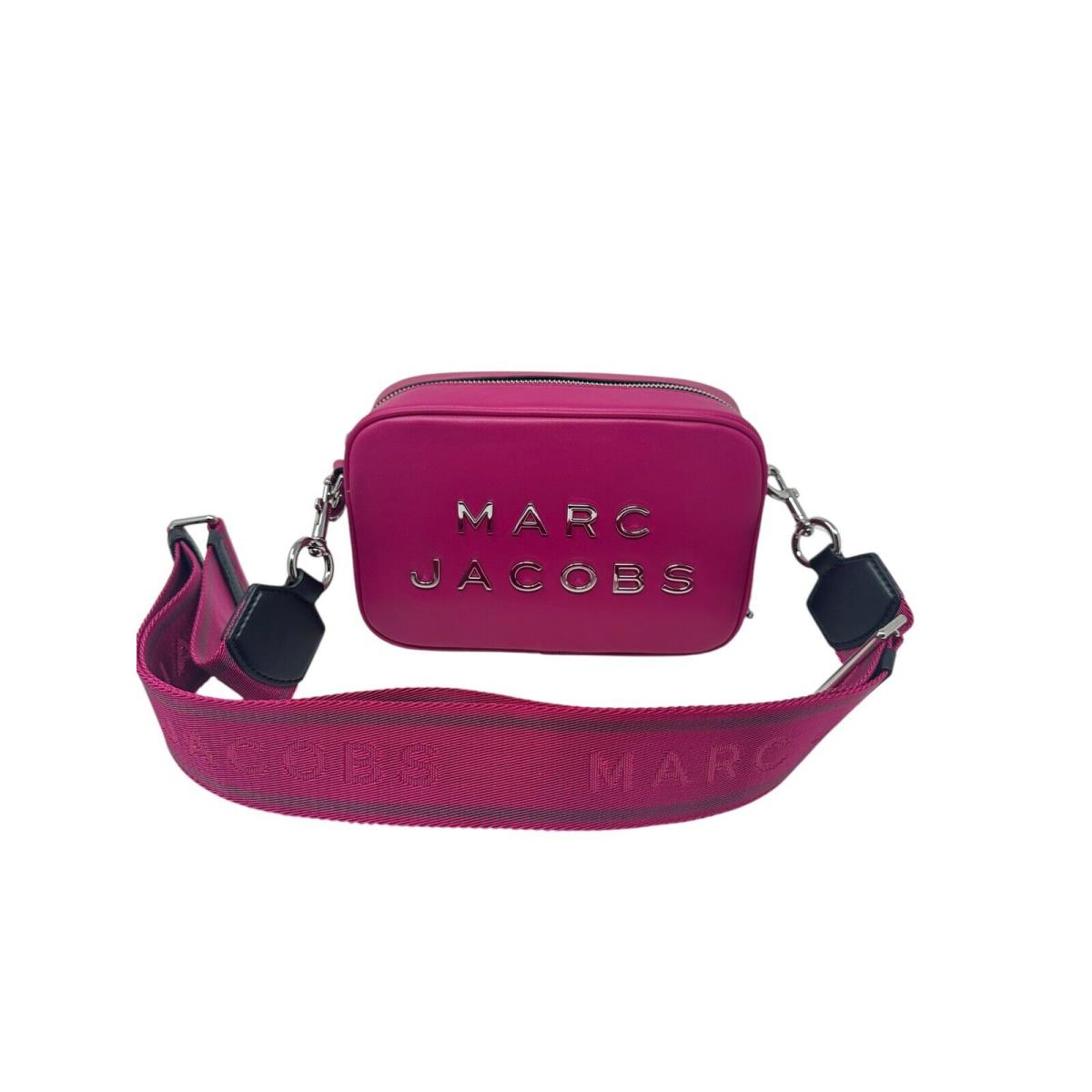Marc Jacobs The Flash Lipstick Pink Smooth Leather Camera Crossbody Bag
