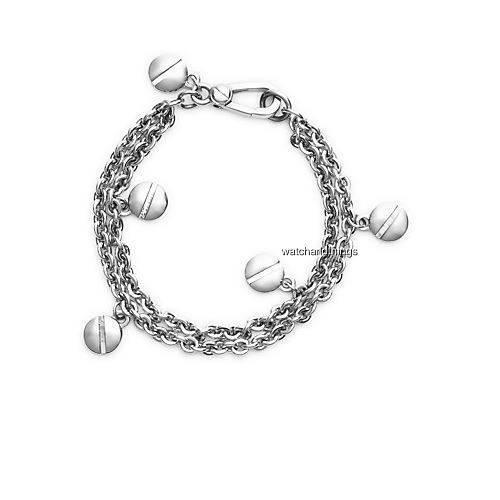Marc by Marc Jacobs Silver Screw Charm Ladies Bracelet M0003636