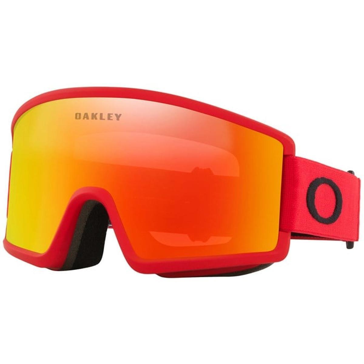 Oakley Target Line M Goggles Redline with Fire Iridium Lens 2025 REDLINE with FIRE IRIDIUM Lens