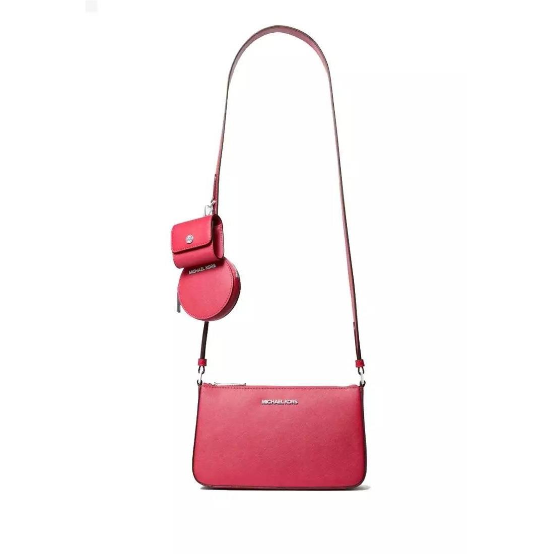Michael Kors Jet Set Travel Small Crossbody Bag with Case For Apple Airpods Pro