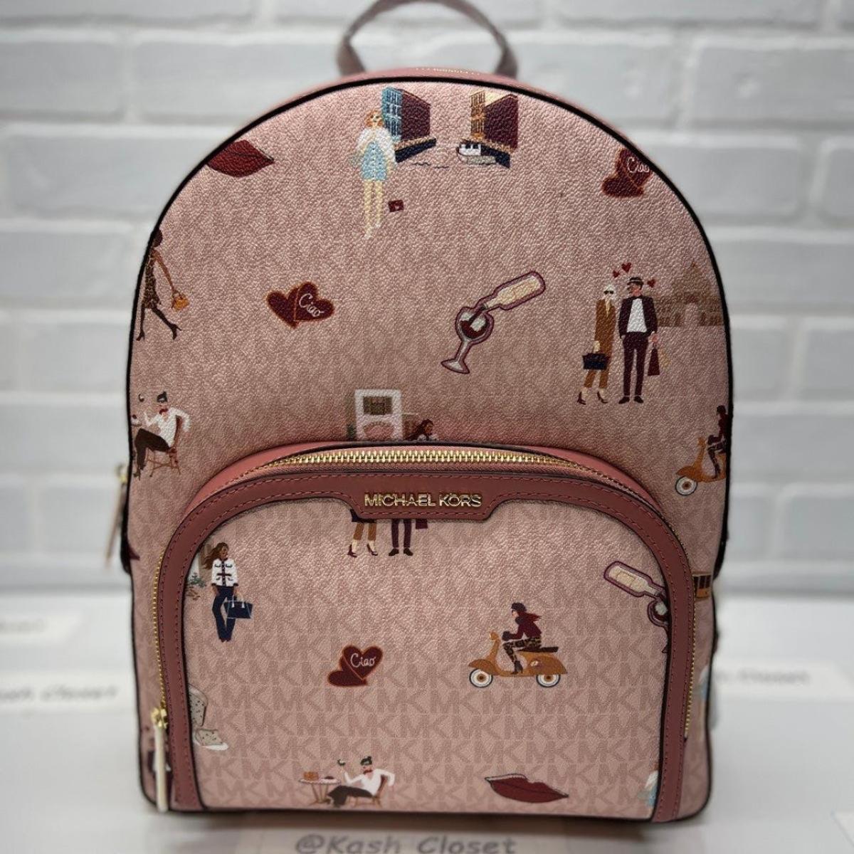 Michael Kors Jet Set Girls Jaycee Large Zip Backpack