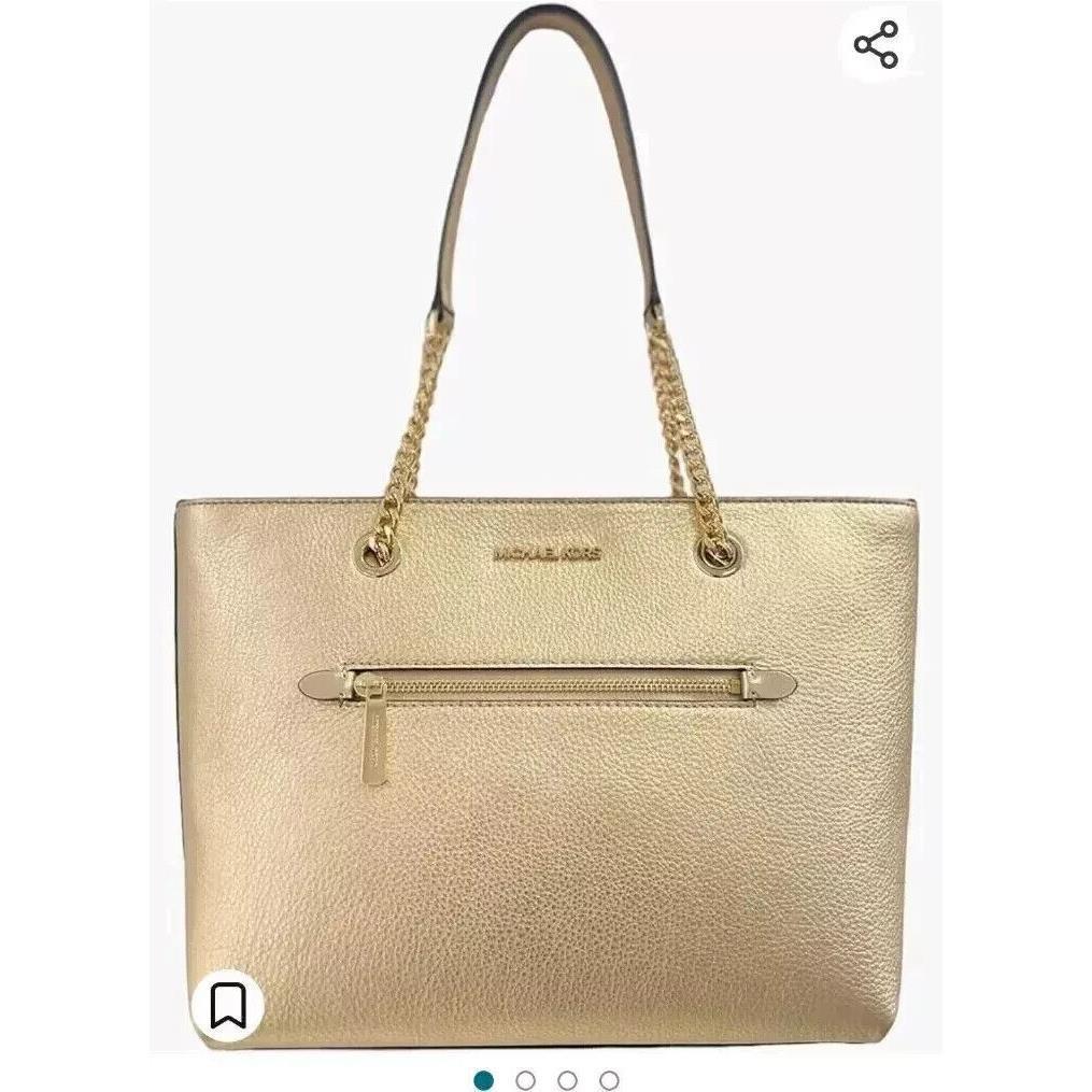 Michael Kors Jet Set Item Medium Front Zip Chain Tote