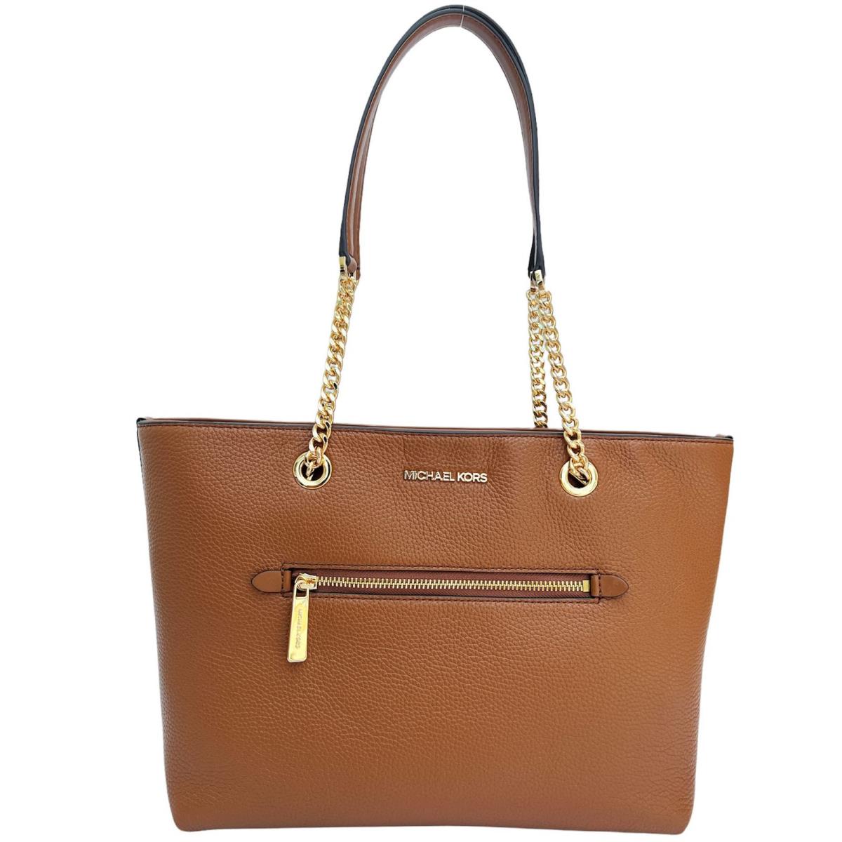 Michael Kors Jet Set Item Medium Front Zip Chain Tote