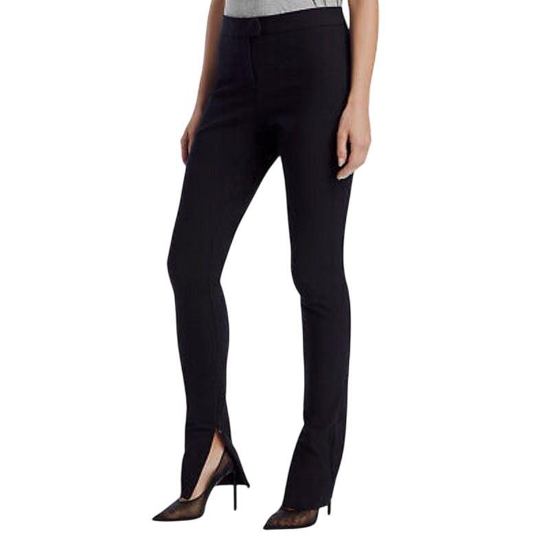 Rag Bone Icons Rebecca Zip Cuff Slim Leg Pants in Black Women`s Size 14